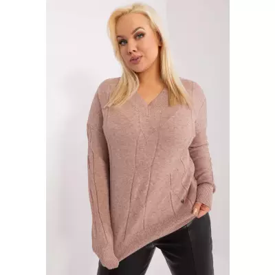 Sweter Damski Model PM-SW-PM688.64 Dark Beige - Factory Price