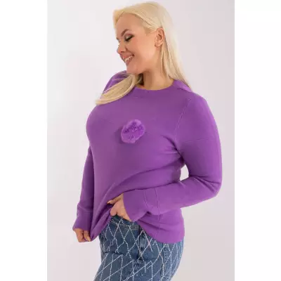 Sweter Damski Model PM-SW-PM-3706.10X Violet - Factory Price