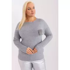 Sweter Damski Model PM-SW-PM-3706.10X Grey - Factory Price