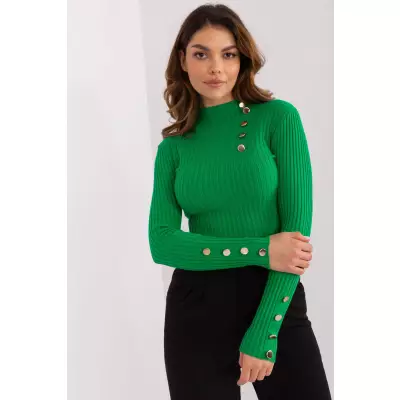 Sweter Damski Model PM-SW-PM-3217.08 Green - Factory Price