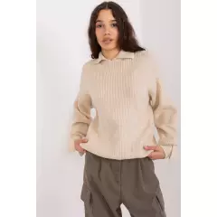 Sweter Damski Model BA-SW-0305.67P Beige - Badu