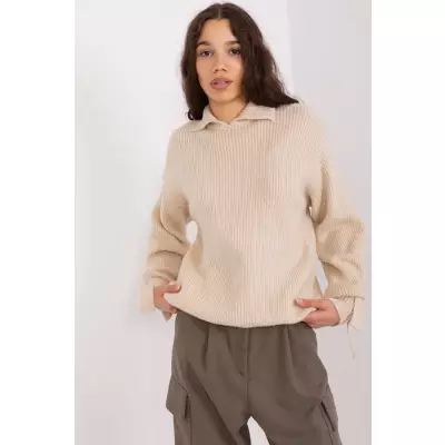 Sweter Damski Model BA-SW-0305.67P Beige - Badu