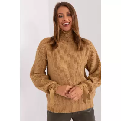 Sweter Damski Model BA-SW-0305.24P Camel - Badu