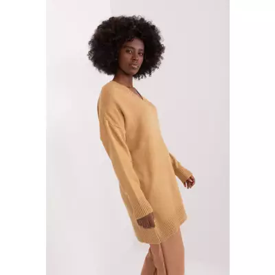 Sweter Damski Model BA-SW-0577.02P Camel - Badu