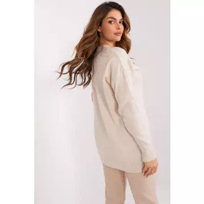 Sweter Damski Model BA-SW-0577.32X Light Beige - Badu