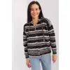 Sweter Damski Model BA-SW-8000.72P Black/Beige - Badu