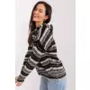 Sweter Damski Model BA-SW-8000.72P Black/Beige - Badu