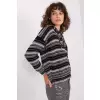 Sweter Damski Model BA-SW-8000.56P Grey/Black - Badu