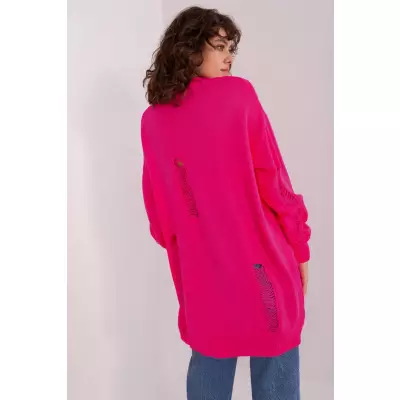 Sweter Damski Model BA-SW-8042-1.23 Fluo Pink - Badu