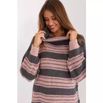 Sukienka Model BA-SK-8007.42P Grey/Pink - Badu