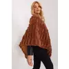 Sweter Ponczo Model AT-PN-2347.16 Light Brown - AT