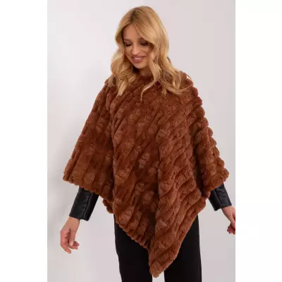 Sweter Ponczo Model AT-PN-2347.16 Light Brown - AT