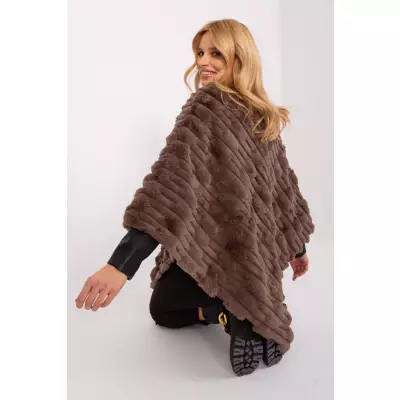 Sweter Ponczo Model AT-PN-2347.68 Brown - AT