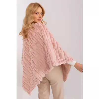 Sweter Ponczo Model AT-PN-2347.68 Light Pink - AT