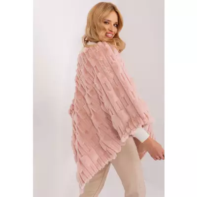 Sweter Ponczo Model AT-PN-2347.68 Light Pink - AT