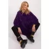 Sweter Ponczo Model AT-PN-2347.68 Dark Violet - AT