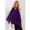 Sweter Ponczo Model AT-PN-2347.68 Dark Violet - AT