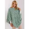 Sweter Ponczo Model AT-PN-2347.68 Pistacja - AT