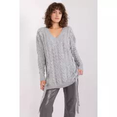 Sweter Damski Model BA-SW-8027.85P Grey - Badu