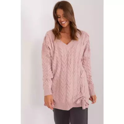 Sweter Damski Model BA-SW-8027.46P Light Pink - Badu