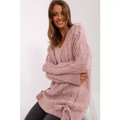 Sweter Damski Model BA-SW-8027.46P Light Pink - Badu