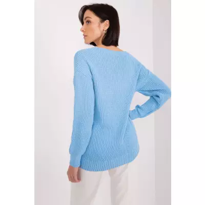 Sweter Damski Model BA-SW-8028.32 Light Blue - Badu