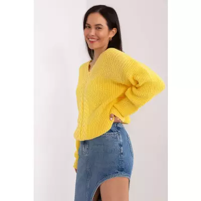 Sweter Damski Model BA-SW-8028.36P Yellow - Badu