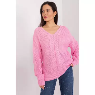 Sweter Damski Model BA-SW-8028.77 Pink - Badu