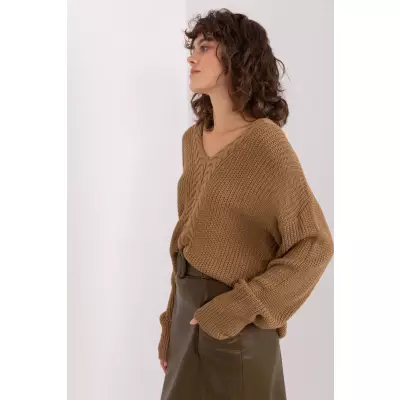 Sweter Damski Model BA-SW-8028.36P Camel - Badu