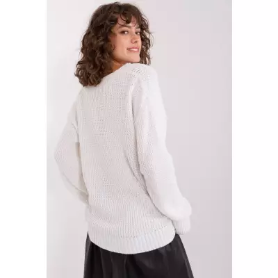 Sweter Damski Model BA-SW-8028.32 Ecru - Badu