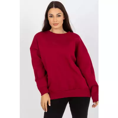 Bluza Damska Model RV-BL-8360.80P Bordo - Relevance