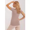 Bluzka Model RV-TS-5636.18 Beige - Rue Paris