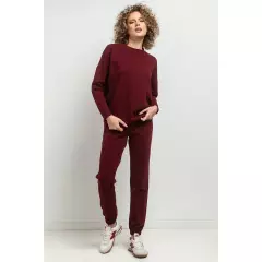 Bluza Damska Model T381/9 Bordo - Tessita