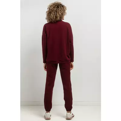 Bluza Damska Model T381/9 Bordo - Tessita