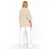 Sweter Kardigan Model S145 Beige Melange - Makadamia