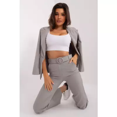 Spodnie Damskie Model DHJ-SP-18737.68 Grey - Italy Moda