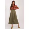 Spodnie Damskie Model DHJ-SP-7723.09 Khaki - Italy Moda