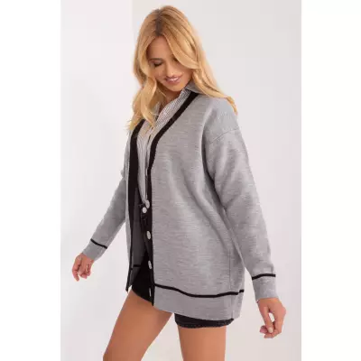 Sweter Damski Model BA-SW-12036.16X Grey - Badu