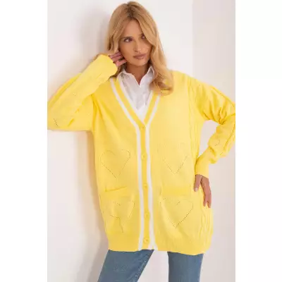 Sweter Damski Model BA-SW-12055.14X Yellow - Badu