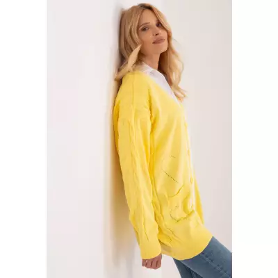 Sweter Damski Model BA-SW-12055.14X Yellow - Badu