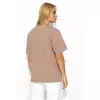 T-shirt Damski Model M826 Mocca - Makadamia