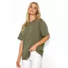 T-shirt Damski Model M826 Khaki - Makadamia