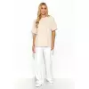 T-shirt Damski Model M826 Light Beige - Makadamia