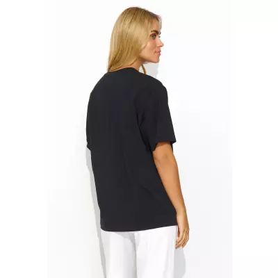 T-shirt Damski Model M826 Black - Makadamia