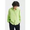 Bluzka oversize fason nietoperz B158 Limonka - Nife