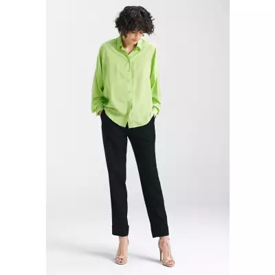 Bluzka oversize fason nietoperz B158 Limonka - Nife