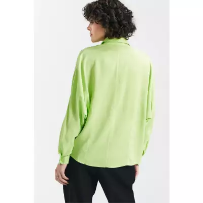 Bluzka oversize fason nietoperz B158 Limonka - Nife