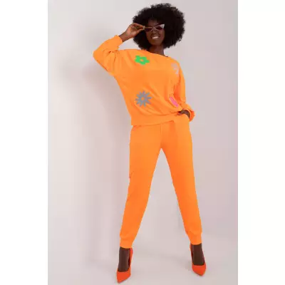 Spodnie Komplet Model DHJ-KMPL-8655.05 Fluo Orange - Italy Moda