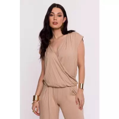 Bluzka Model B288 Beige - BeWear