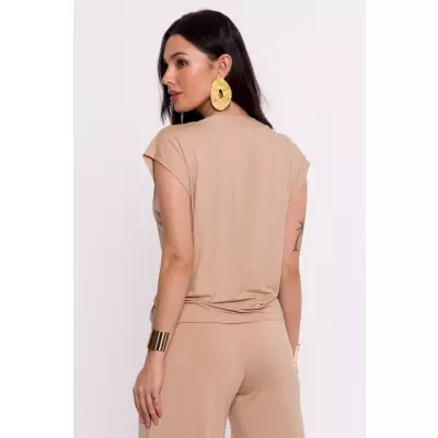 Bluzka Model B288 Beige - BeWear